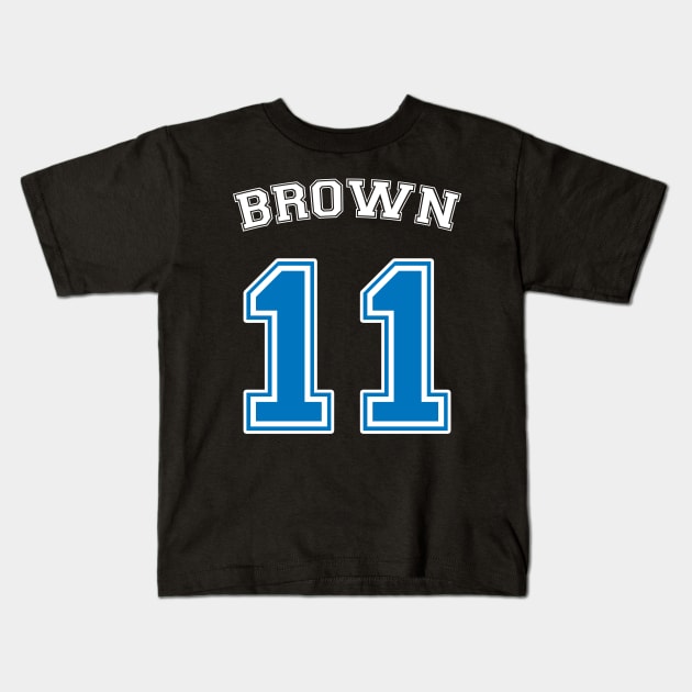 AJ Brown Titans Kids T-Shirt by Cabello's